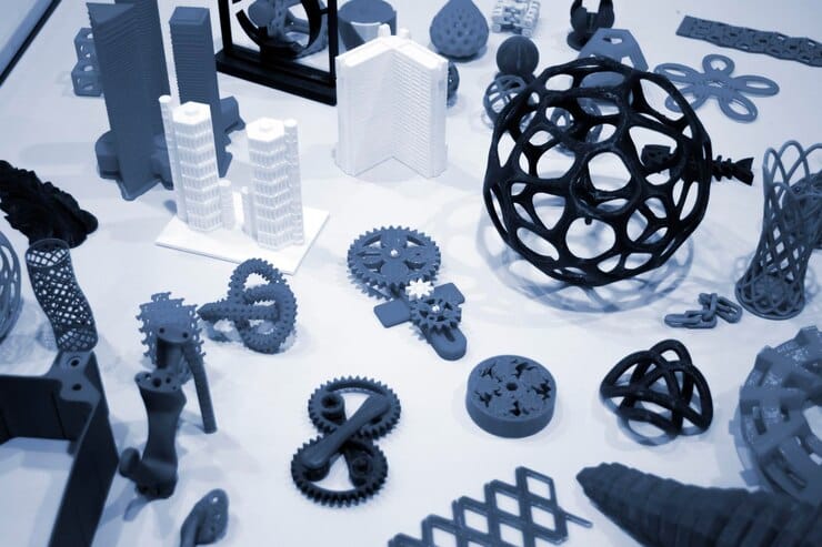 abstract models printed by d printer closeup 507658 4944