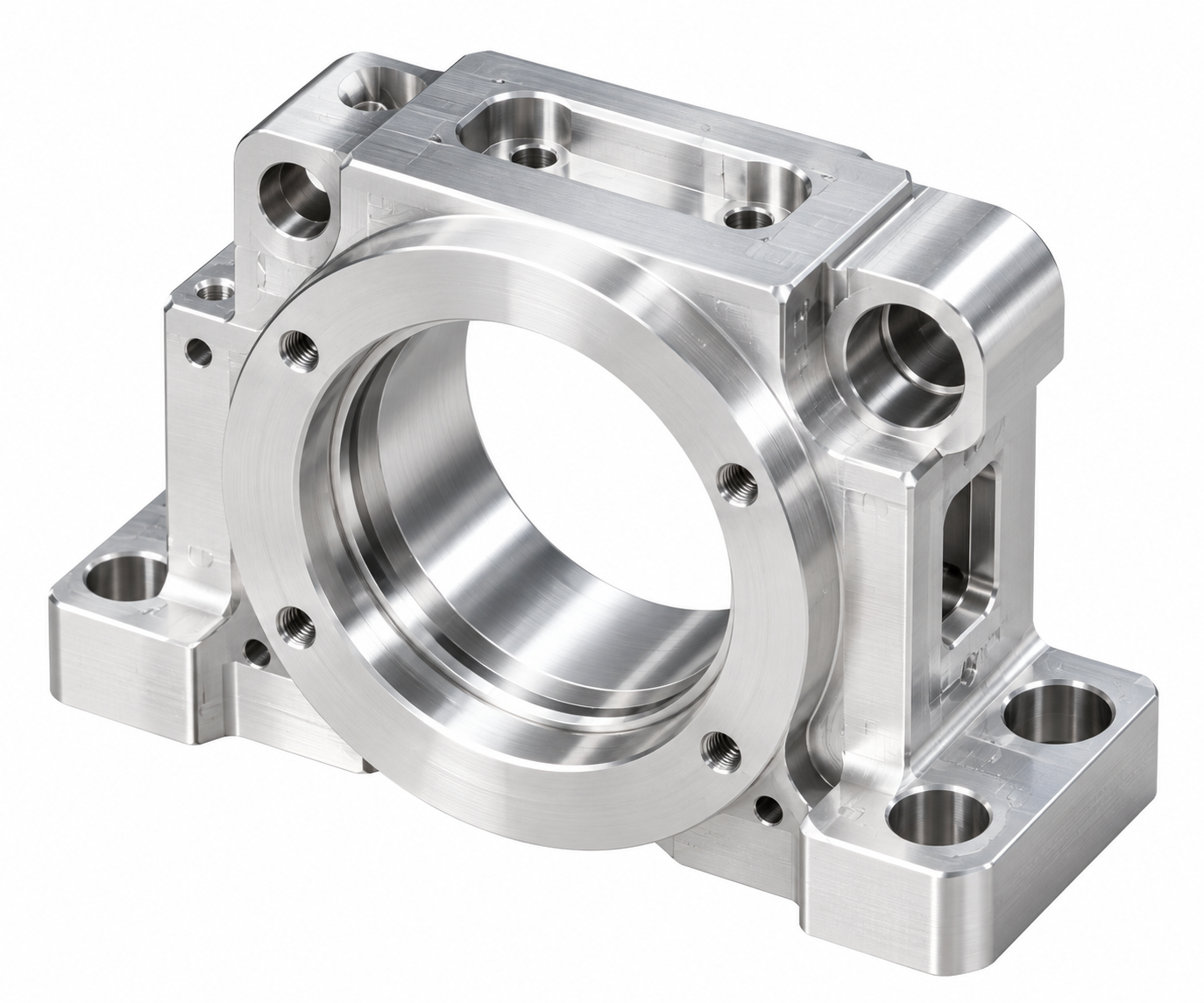 Machined Aluminum Housing Bracket