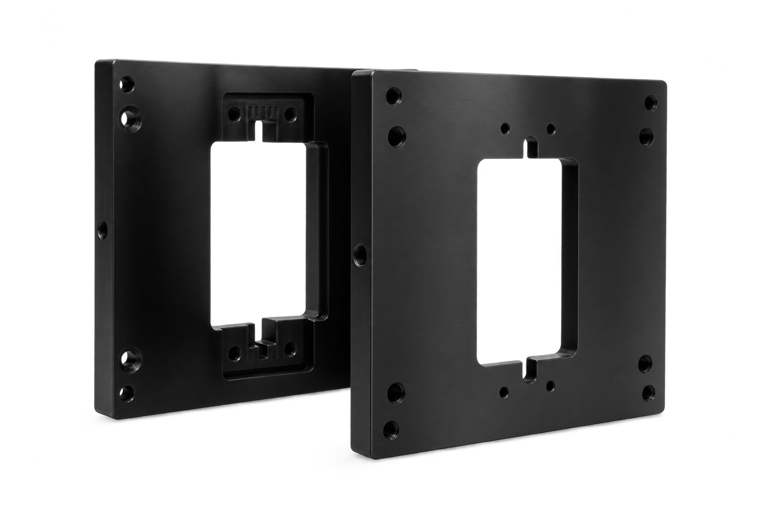 Precision Machined Black Polymer Plates